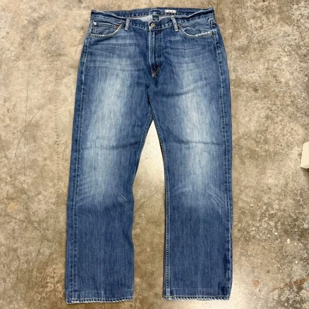 Vintage Y2K Polo Ralph Lauren Straight Leg Medium Wash Distressed Jeans 38x31